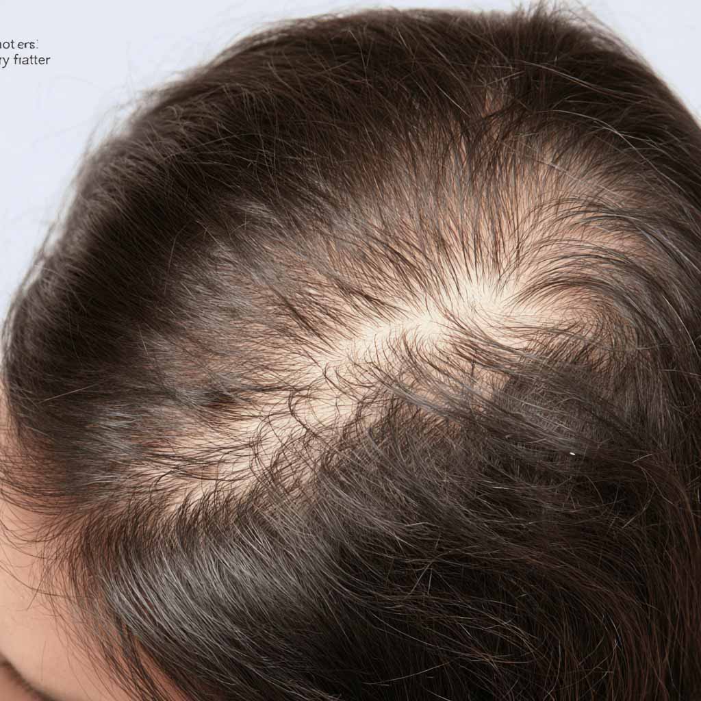 女性型脫髮圖解